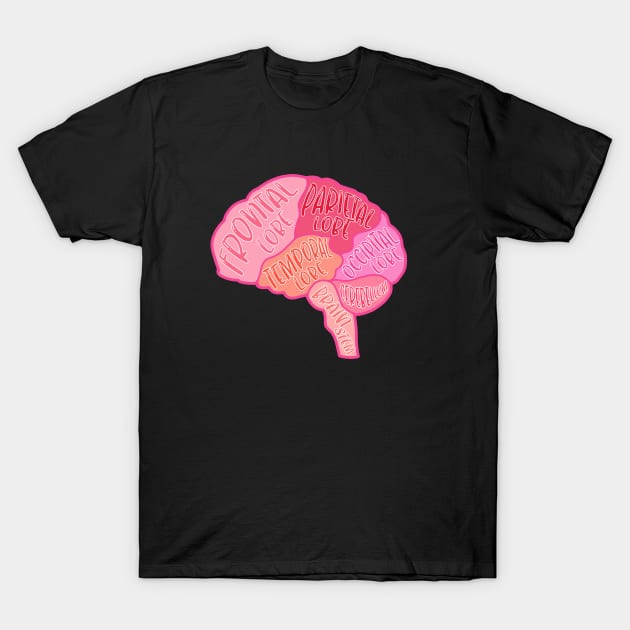 Anatomical brain T-Shirt by Dr.Bear